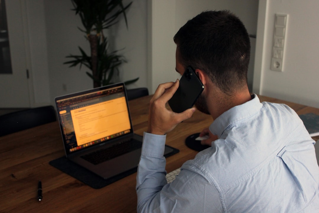 Salesperson on a discovery call with a client
